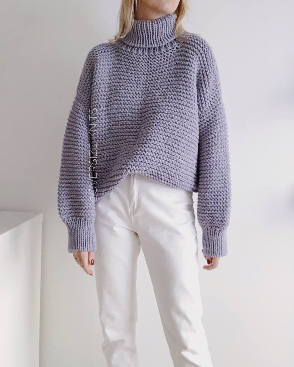 Oversized Wool Chunky Turtleneck Sweater – Bold, Warm, Effortlessly Chic