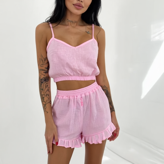 2 Pieces Premium Muslin Pajama Set