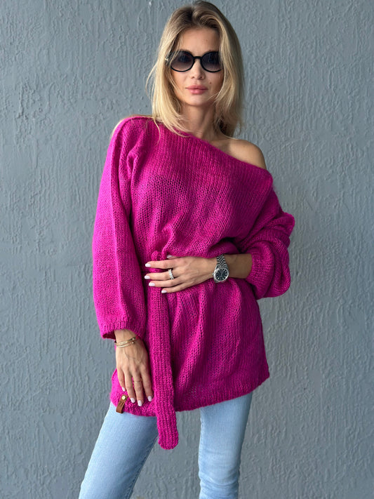 Oversized Mohair Women Sweater