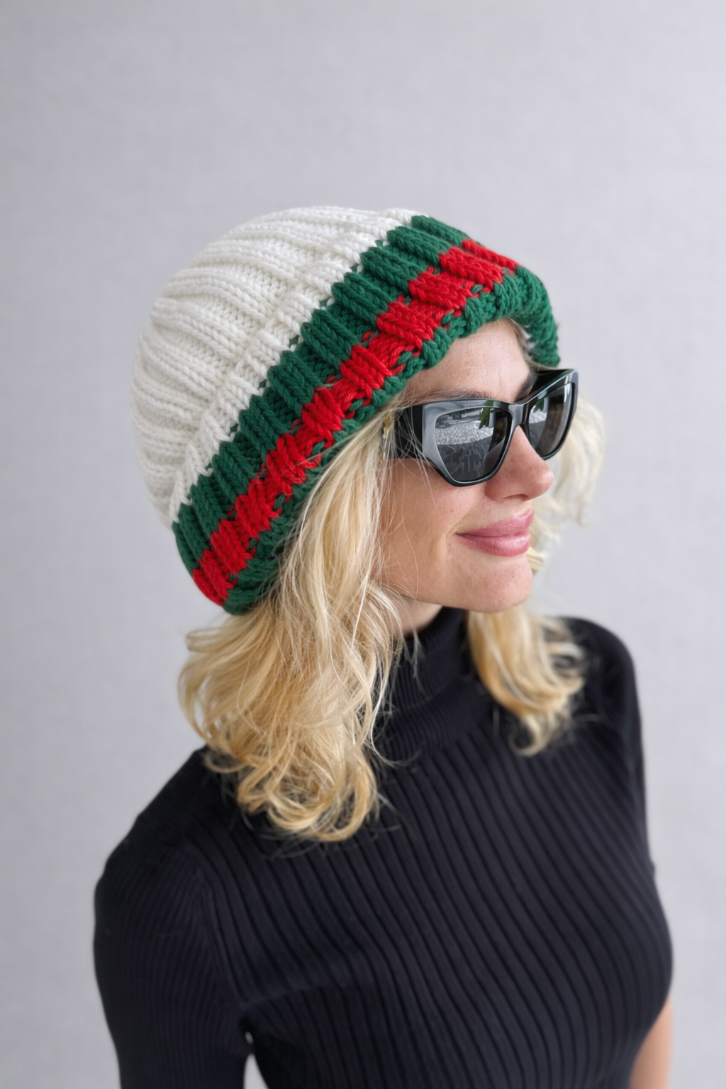 Handmade Wool Knit Beanie