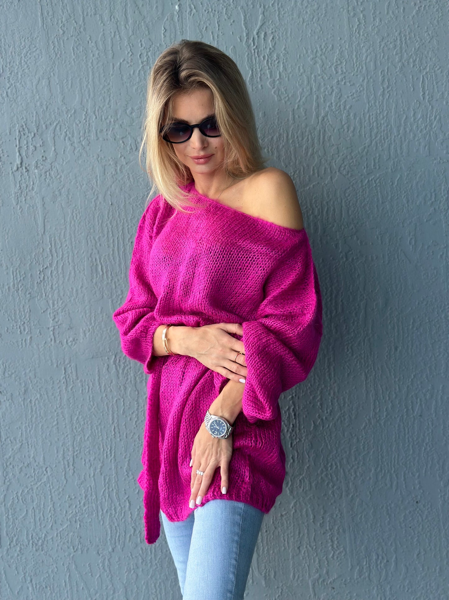 Oversized Mohair Women Sweater