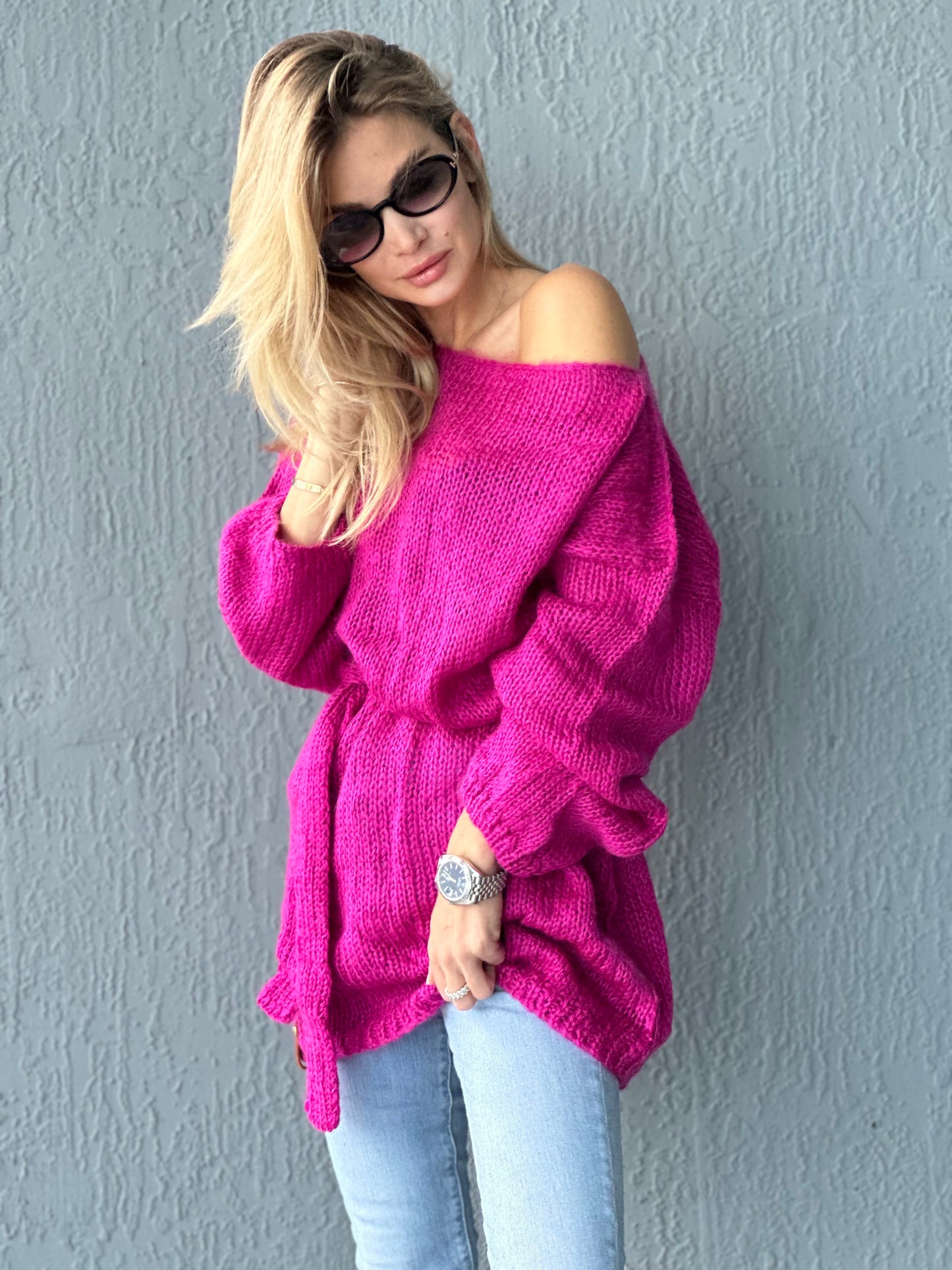 Oversized Mohair Women Sweater