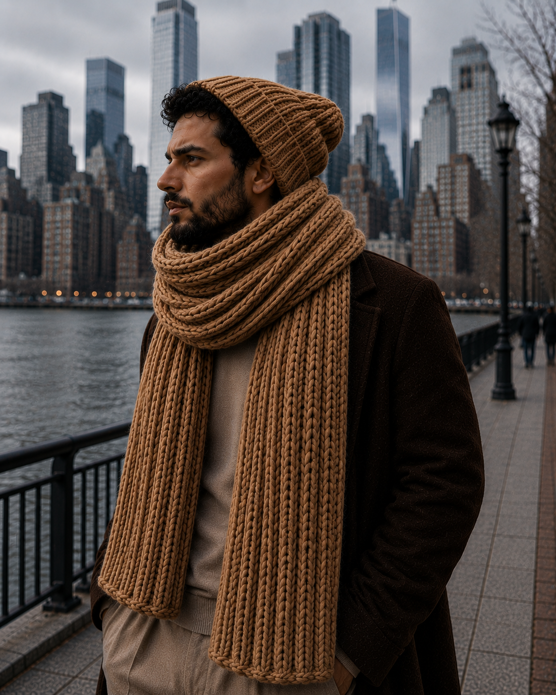 The Hudson Beanie. Handmade Chunky Knit Beanie