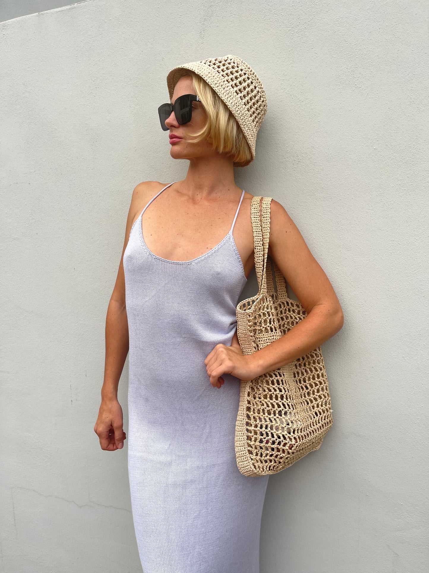 Raffia Crochet Summer Trendy Tote Bag