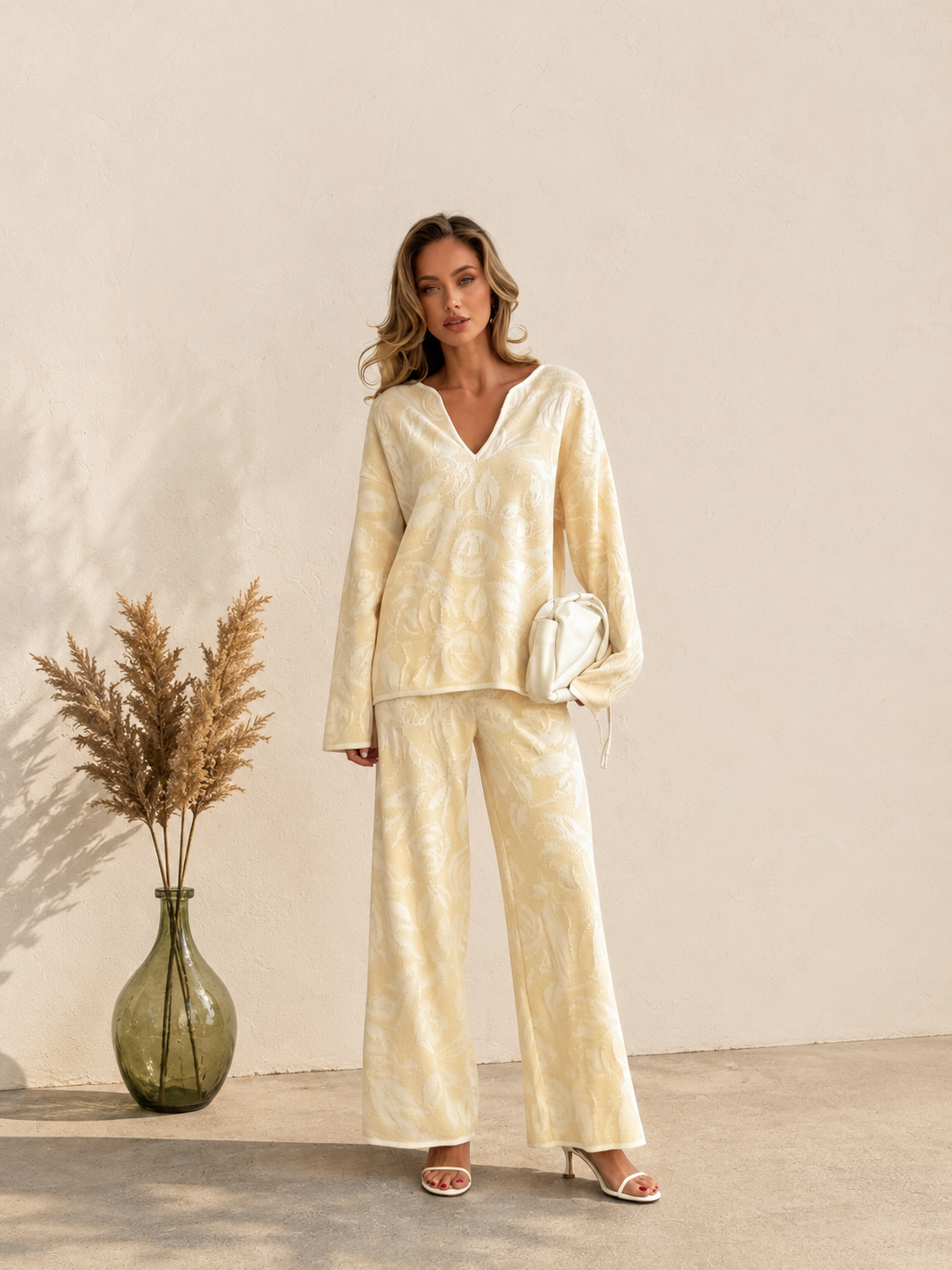 Aurelia Knit Set - Camel