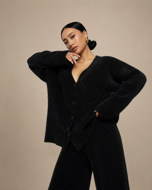 Alba Knit Set - Black