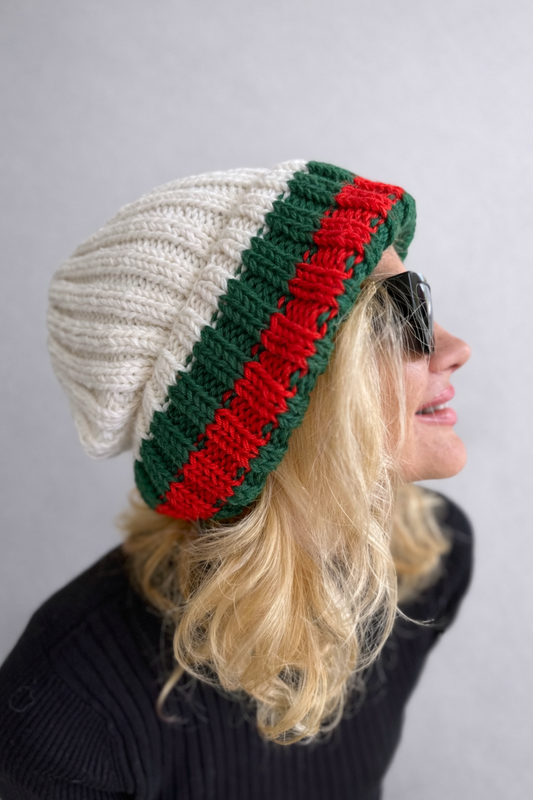 Handmade Wool Knit Beanie