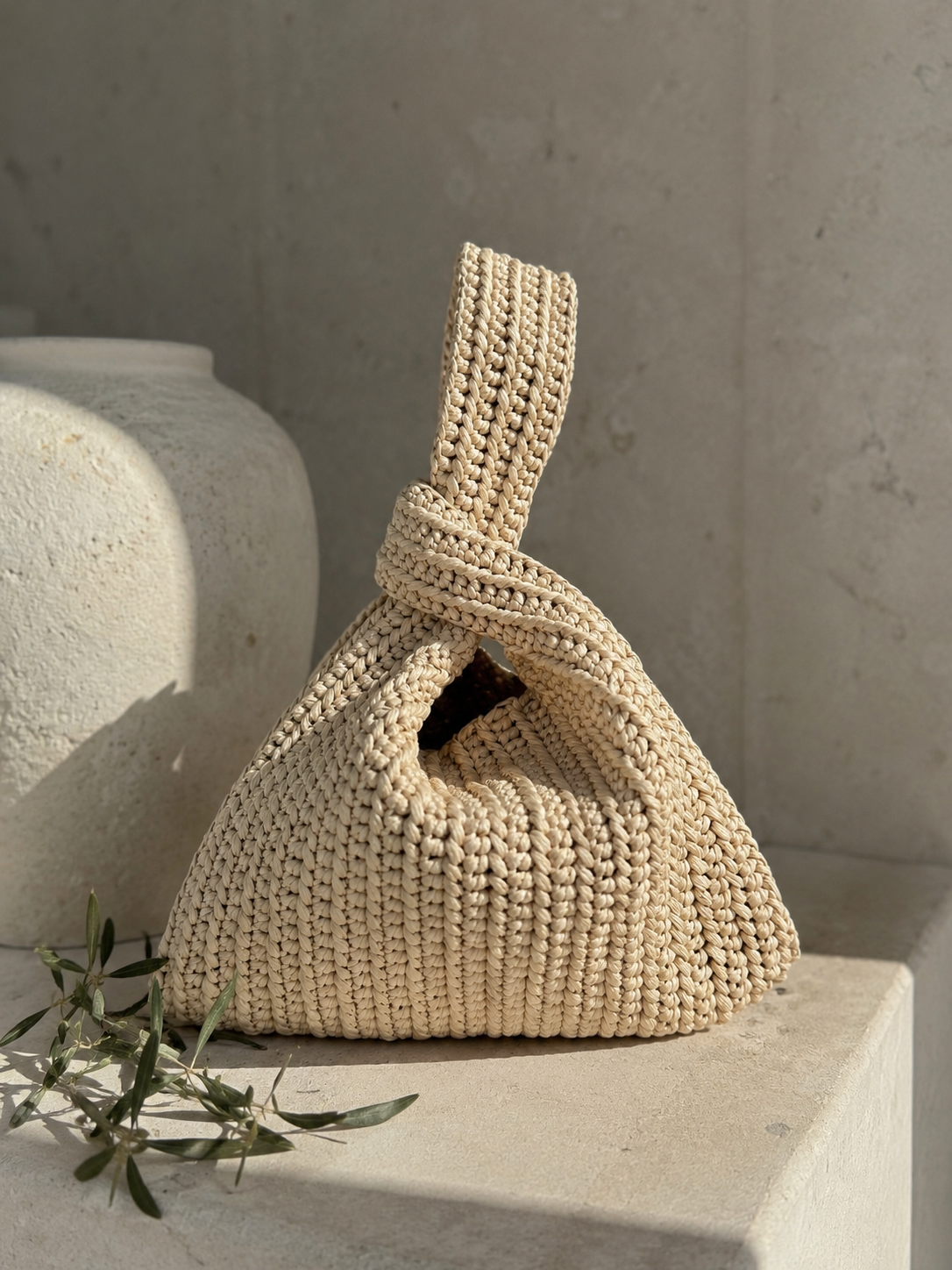 Riviera Raffia Bag | Handcrafted Knot Bag