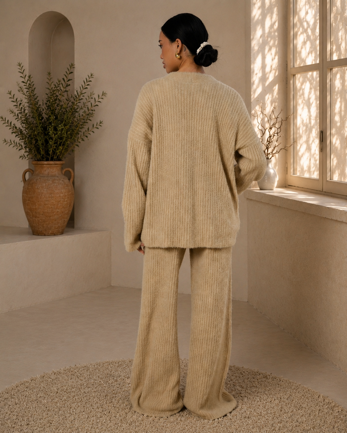 Alba Knit Set - Olive Grove