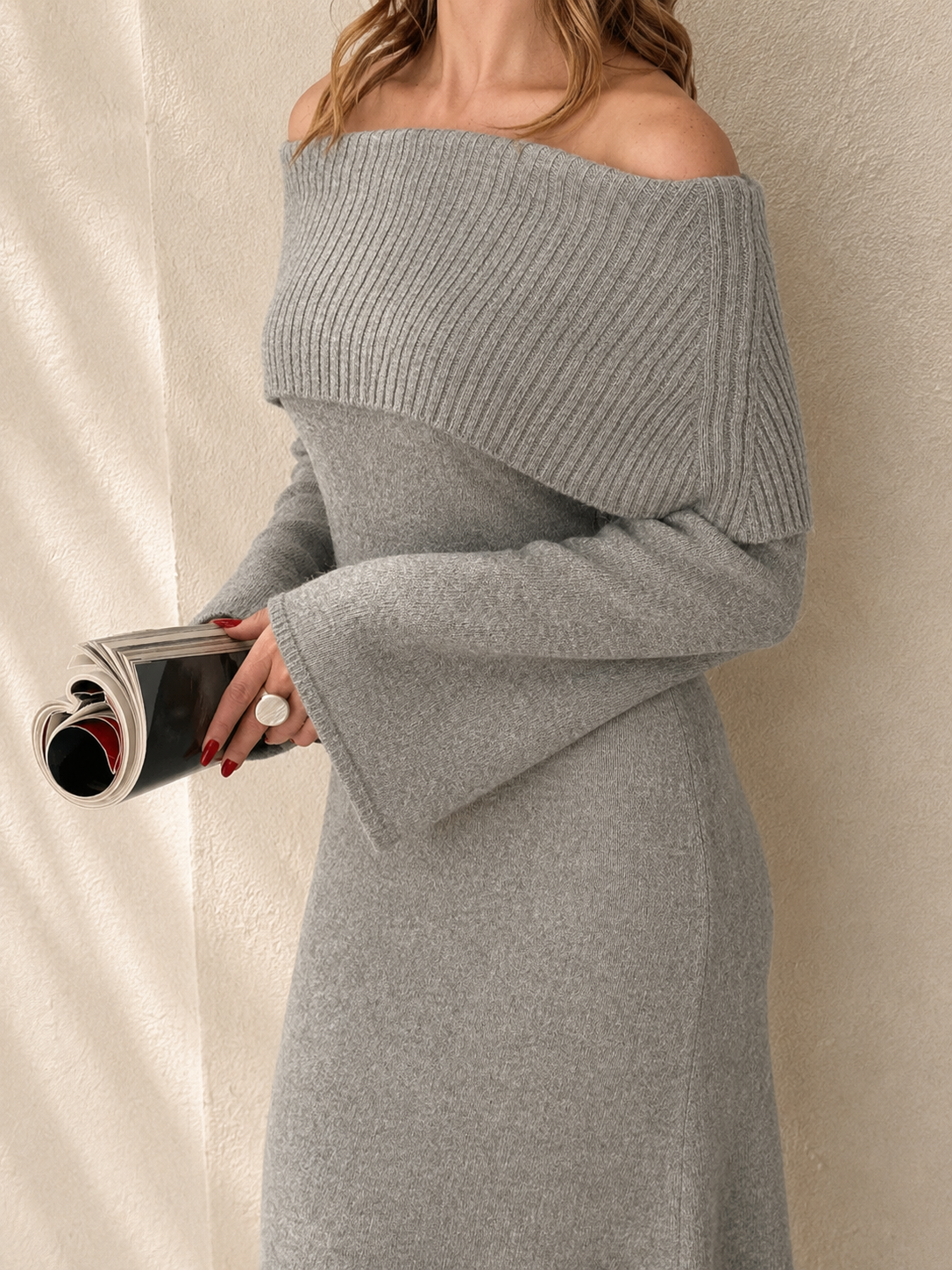 Livia Knit Dress – Mocha