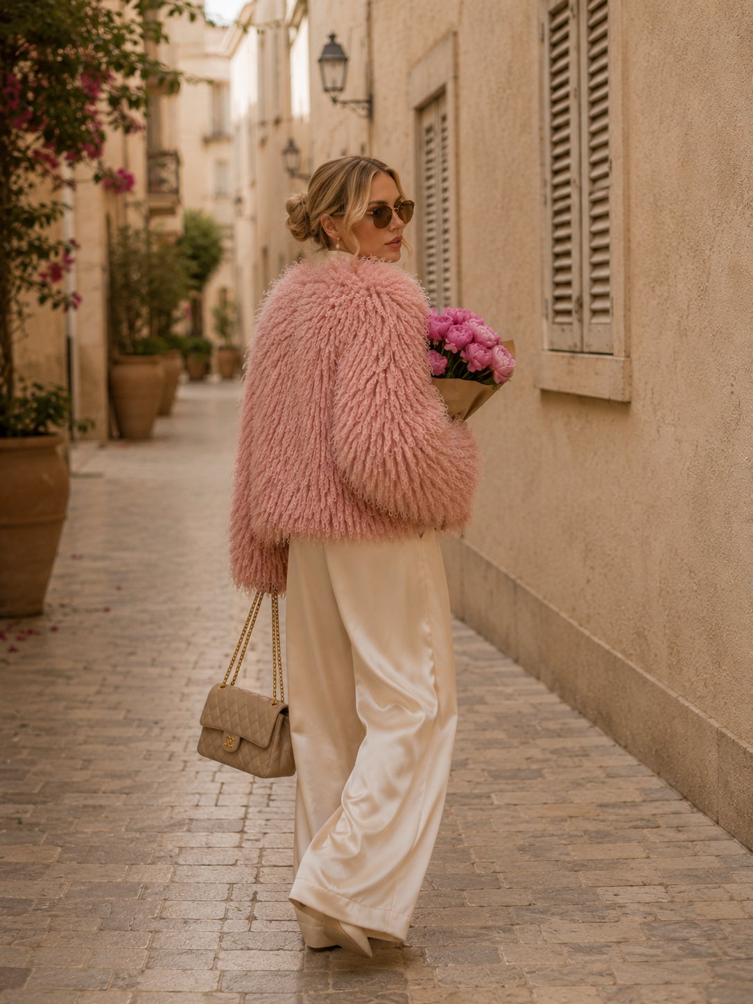 Aspen Fringe Cardigan - Sand Beige