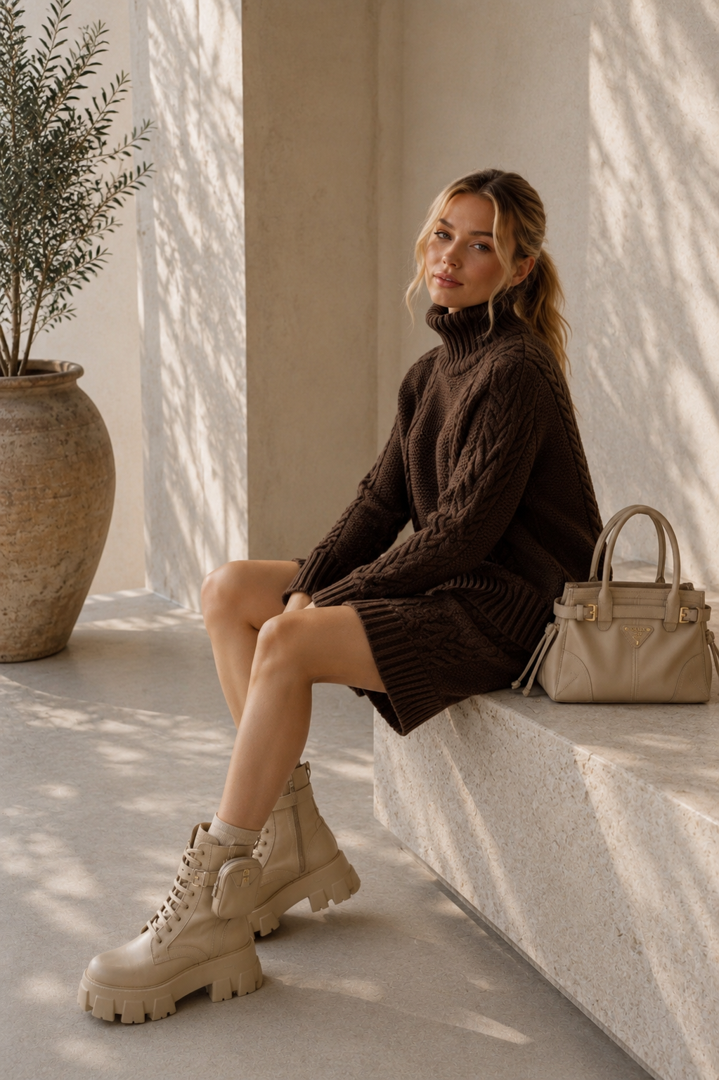 Noa Knit Set - Chocolate