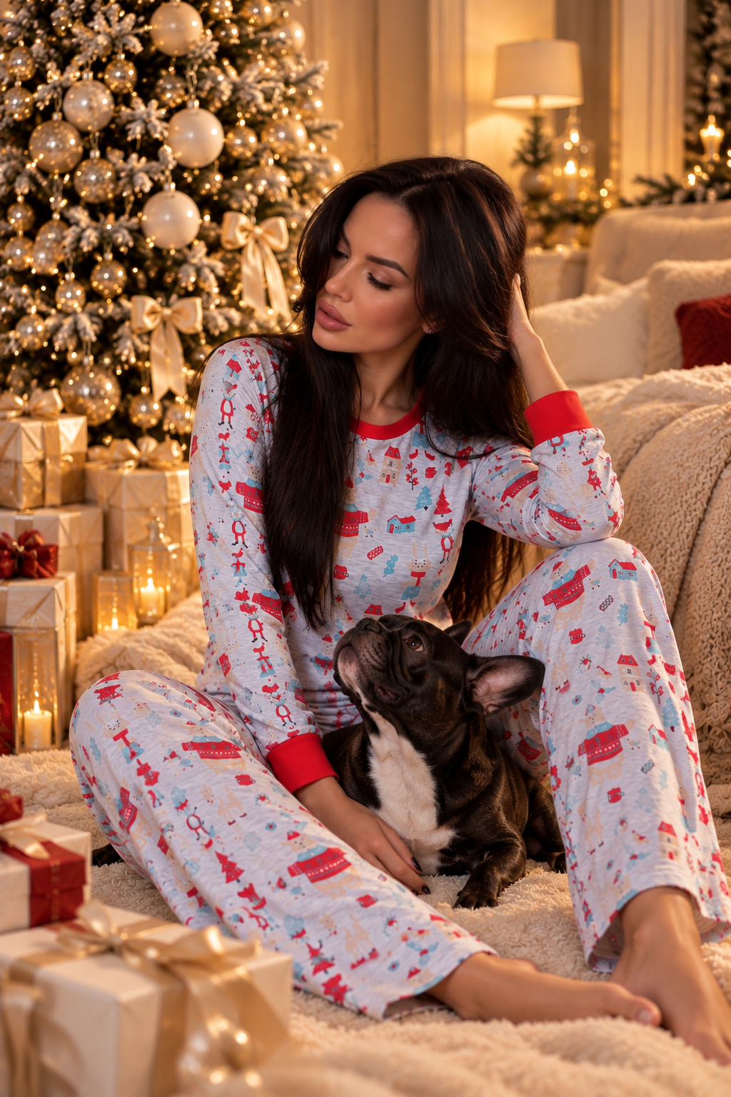 Merry & Bright Christmas Pajama Set