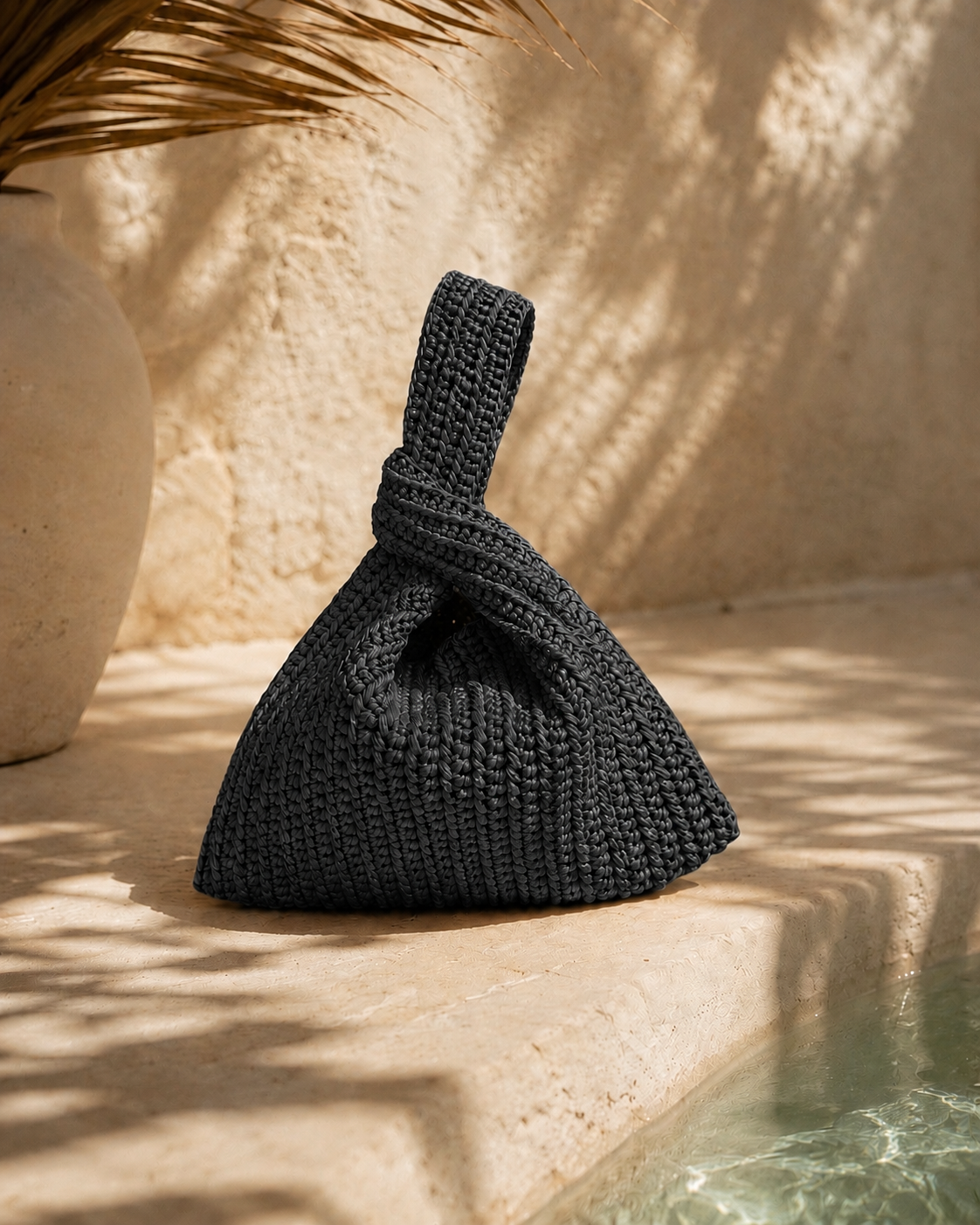Riviera Raffia Bag | Handcrafted Knot Bag