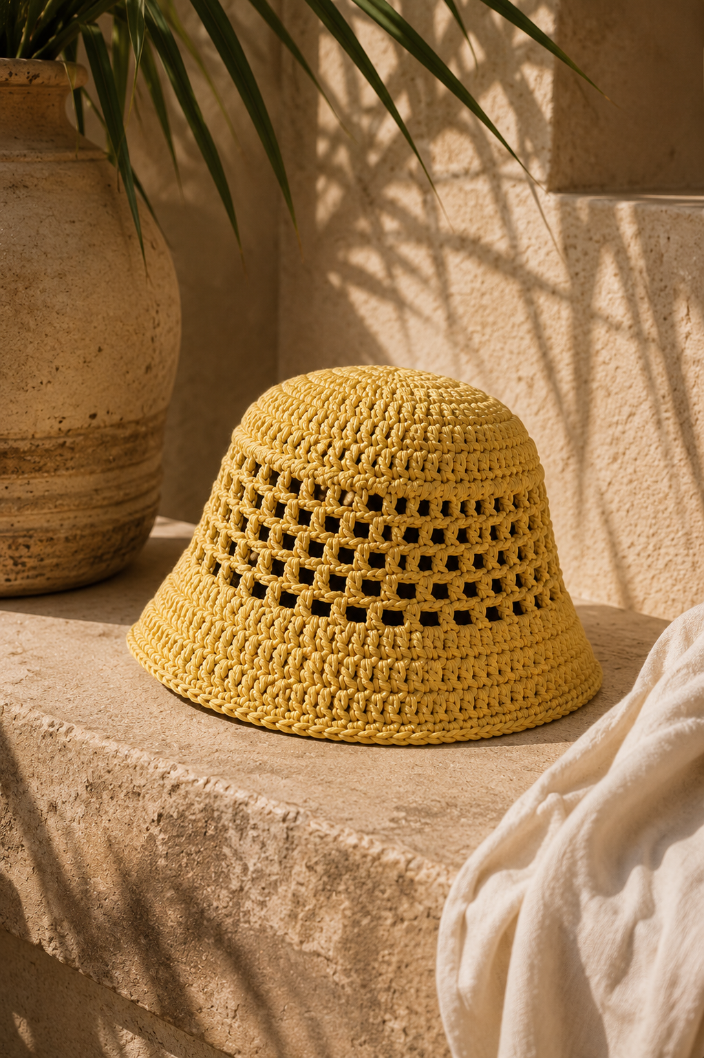 Solara Crochet Bucket Hat