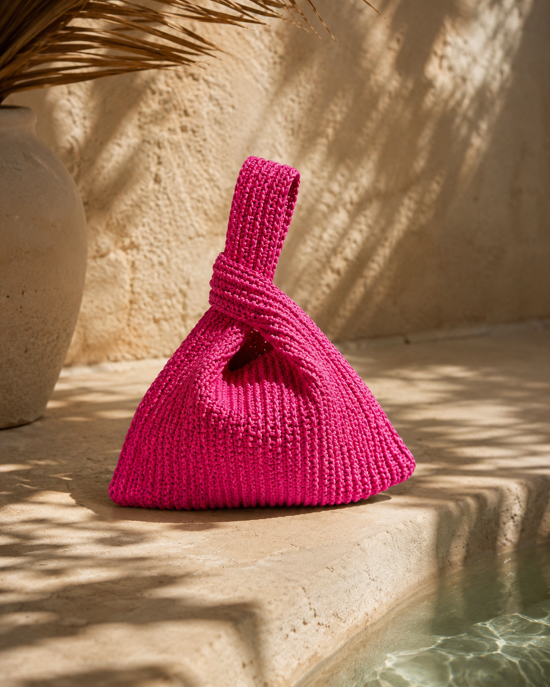 Riviera Raffia Bag | Handcrafted Knot Bag