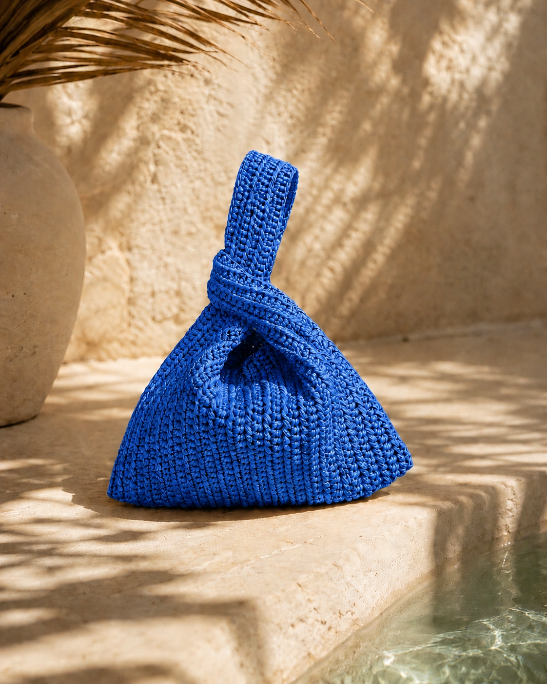 Riviera Raffia Bag | Handcrafted Knot Bag