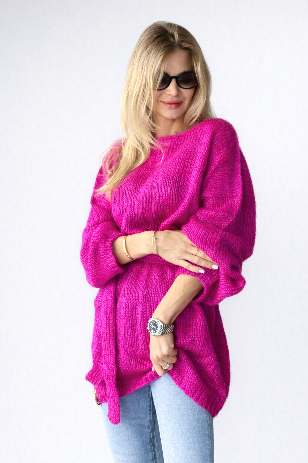 Oversized Mohair Women Sweater
