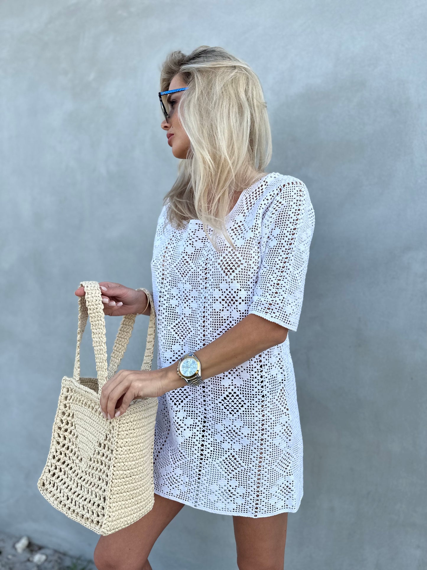 Hand Crochet Summer Trendy Tote Bag