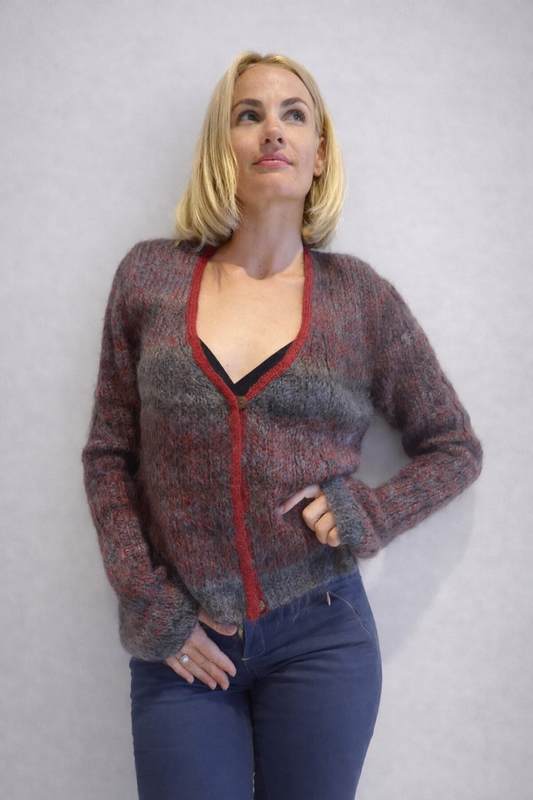 Handmade Mohair Cardigan – Soft Luxury Knit