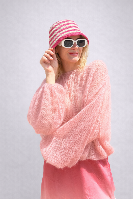 Handmade Soft Mohair Sweater – Luxury Lightweight Knit