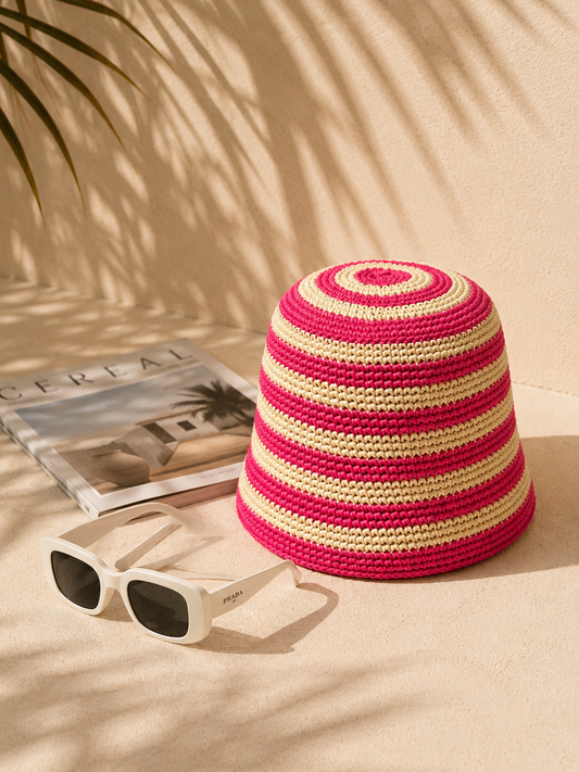 St. Tropez Crochet Bucket Hat